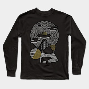 UFO graphic Long Sleeve T-Shirt